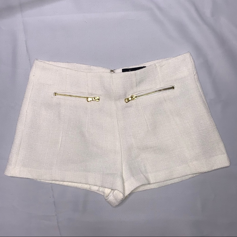 L - Forever 21 White Shorts